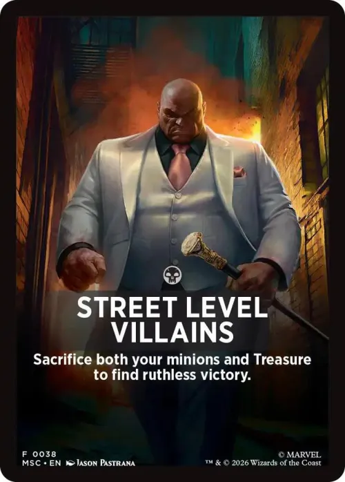 Street Level Villains Theme Card - Normal Street Level Villains T