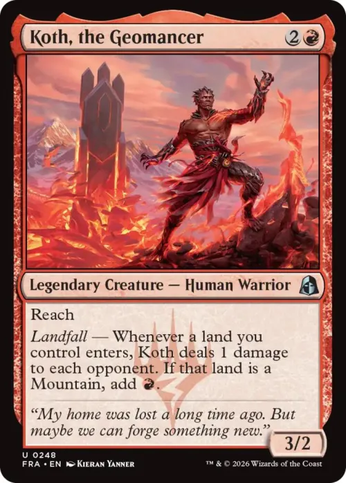 Koth, the Geomancer - Foil