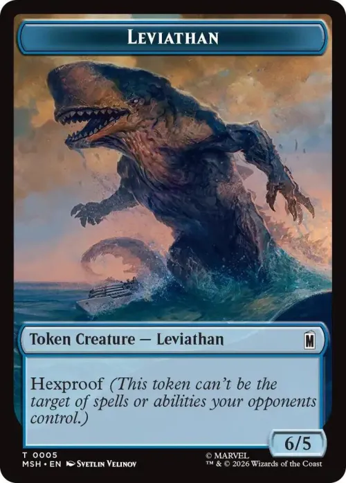 Leviathan // Food Double-Sided Token - Foil