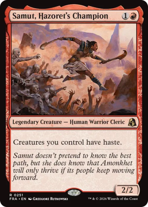 Samut, Hazoret's Champion - Foil