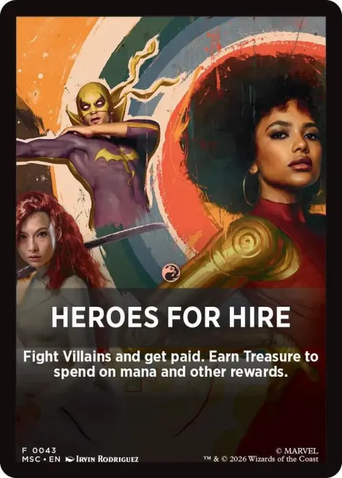 Heroes For Hire Theme Card - Normal Heroes For Hire Theme C
