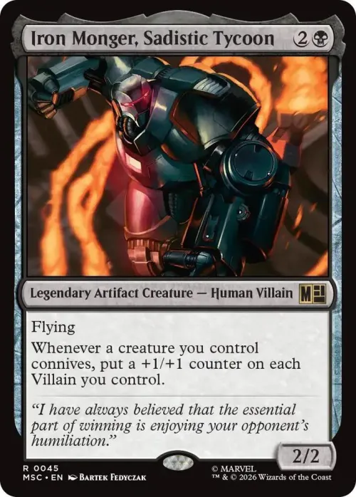 Iron Monger, Sadistic Tycoon - Surge Foil