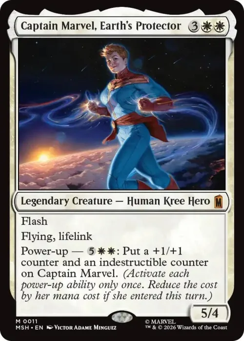 Captain Marvel, Earth's Protector - Foil
