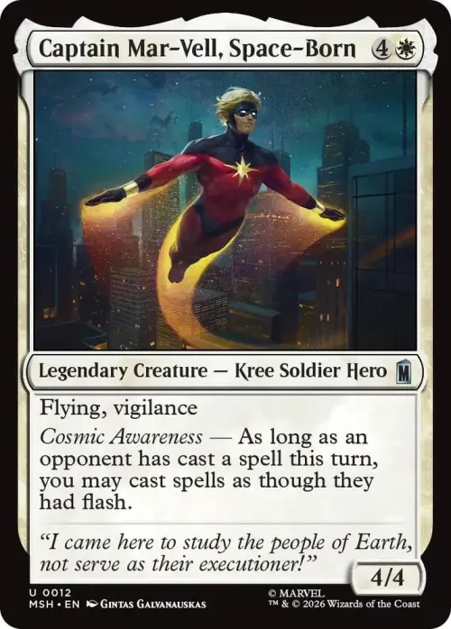 Captain Mar-Vell, Space-Born - Foil
