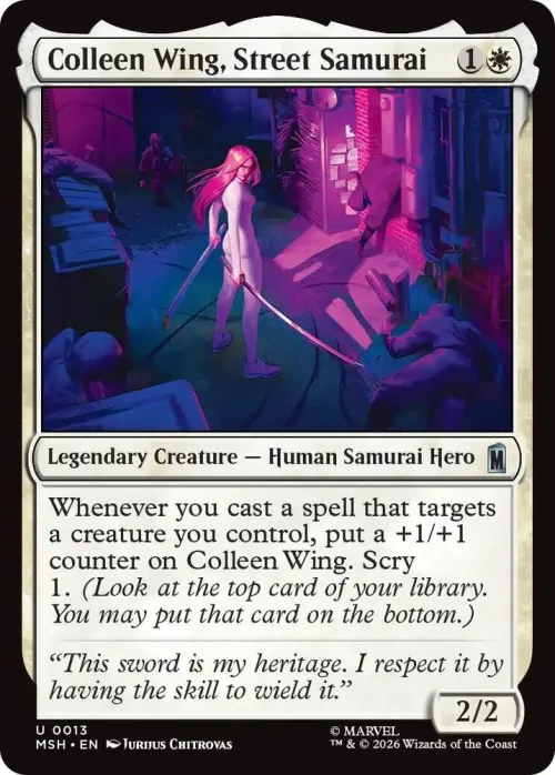 Colleen Wing, Street Samurai - Foil