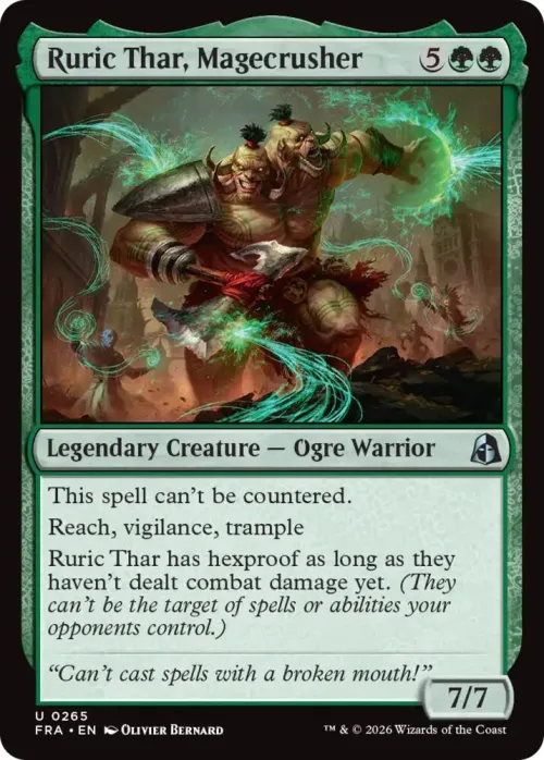 Ruric Thar, Magecrusher - Foil
