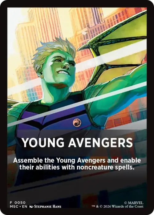 Young Avengers Theme Card - Normal Young Avengers Theme Ca