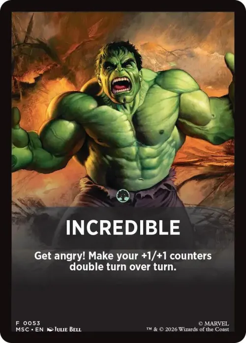 Incredible Theme Card - Normal Incredible Theme Card