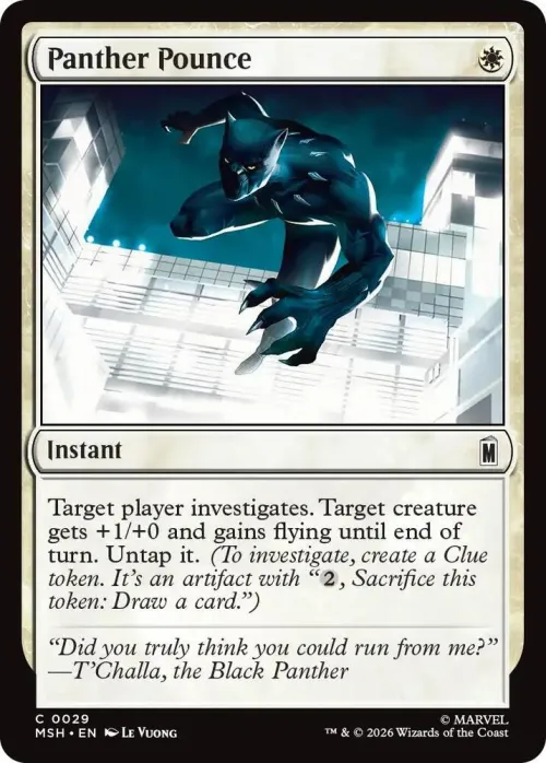 Panther Pounce - Foil