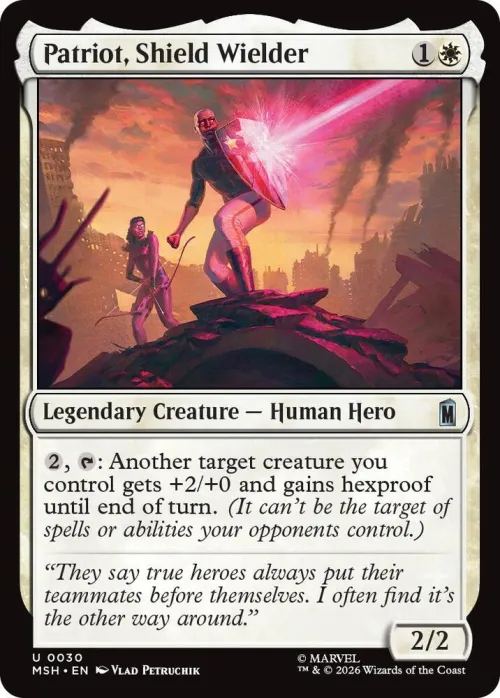 Patriot, Shield Wielder - Foil