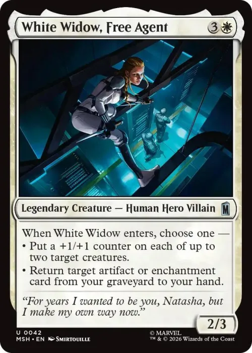 White Widow, Free Agent - Foil