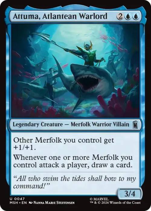 Attuma, Atlantean Warlord