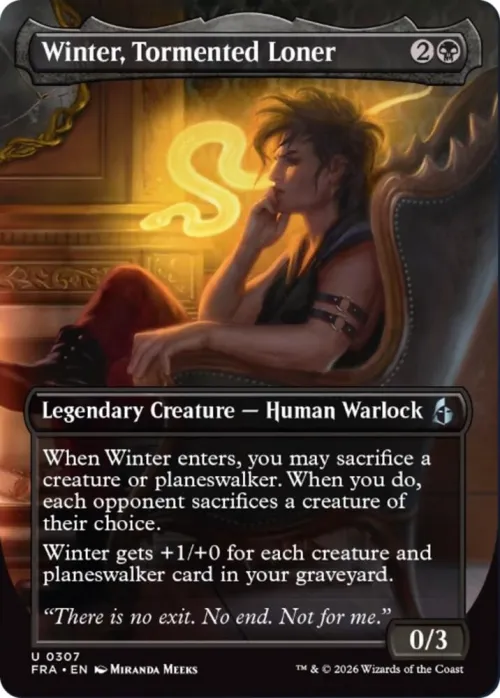 Winter, Tormented Loner