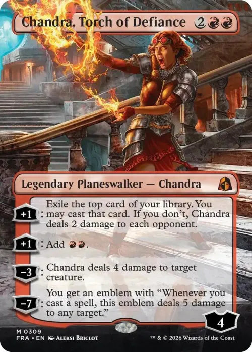 Chandra, Torch of Defiance - Foil