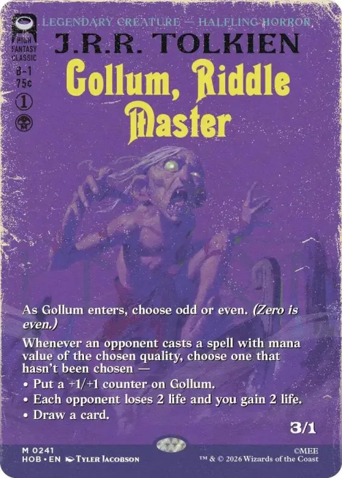 Gollum, Riddle Master - Foil