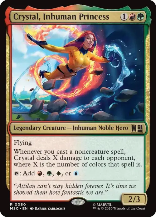Crystal, Inhuman Princess - Surge Foil