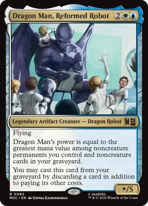 Dragon Man, Reformed Robot - Surge Foil