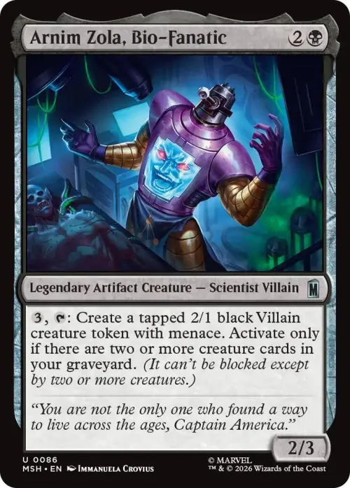 Arnim Zola, Bio-Fanatic - Foil