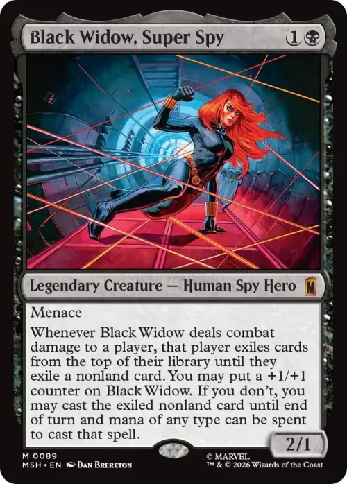 Black Widow, Super Spy - Foil