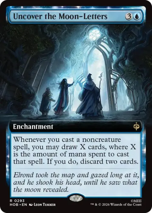 Uncover the Moon-Letters - Foil