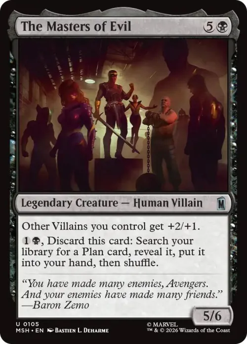 The Masters of Evil - Foil