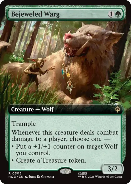 Bejeweled Warg - Foil
