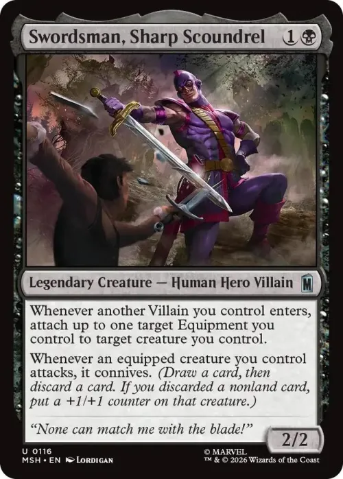 Swordsman, Sharp Scoundrel - Foil