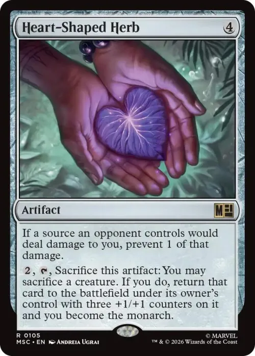 Heart-Shaped Herb - Surge Foil