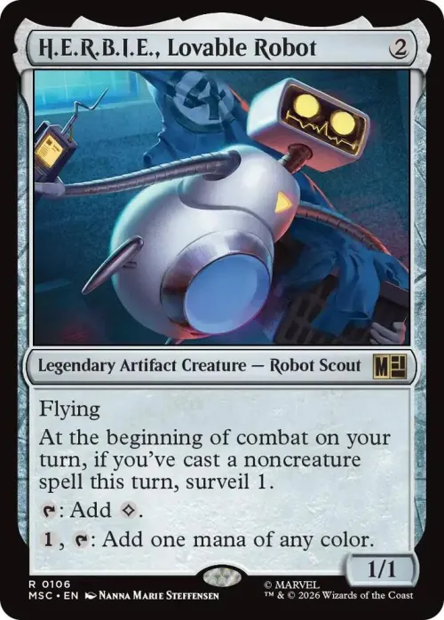 H.E.R.B.I.E., Lovable Robot - Surge Foil