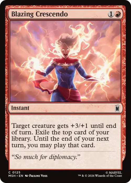 Blazing Crescendo - Foil