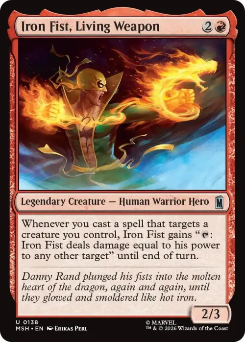 Iron Fist, Living Weapon - Foil