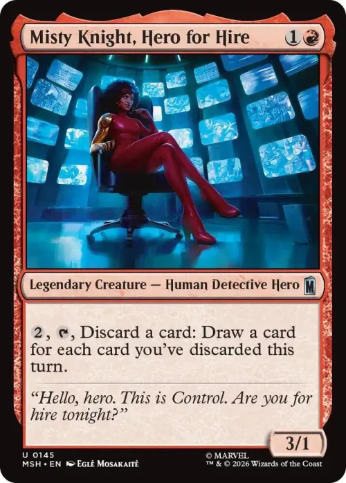 Misty Knight, Hero for Hire - Foil