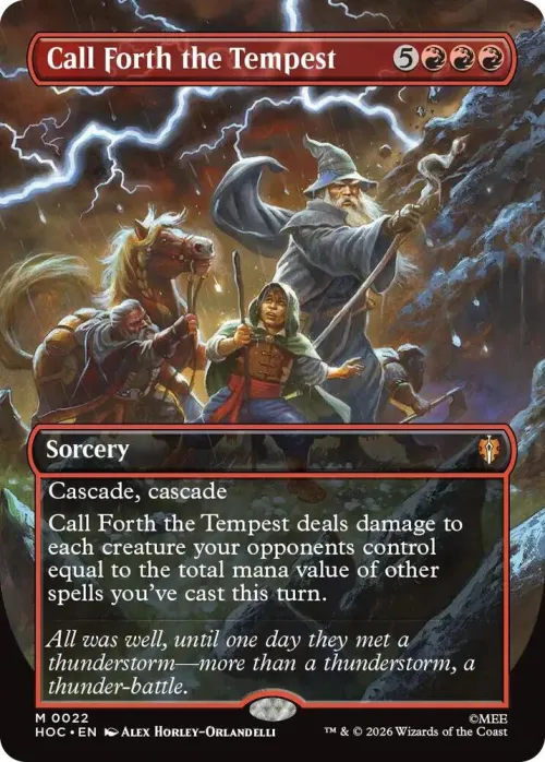 Call Forth the Tempest - Foil