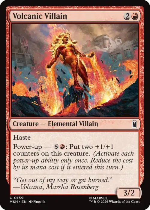 Volcanic Villain - Foil