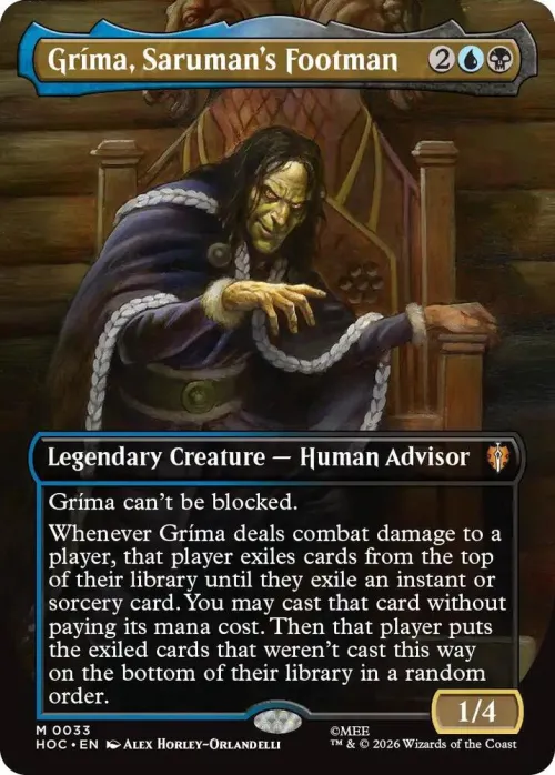 Grima, Saruman's Footman - Foil