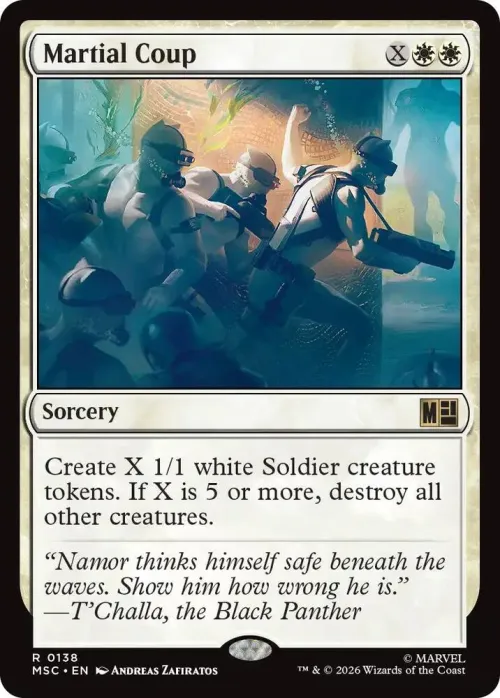 Martial Coup - Surge Foil