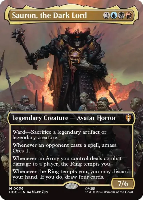 Sauron, the Dark Lord - Foil