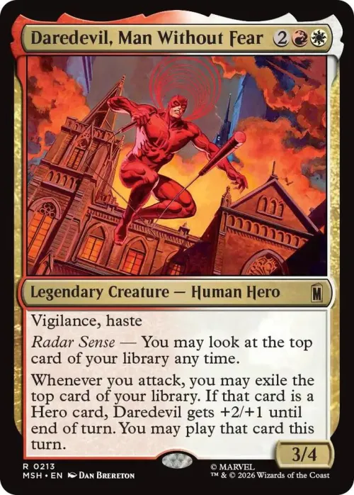 Daredevil, Man Without Fear - Foil