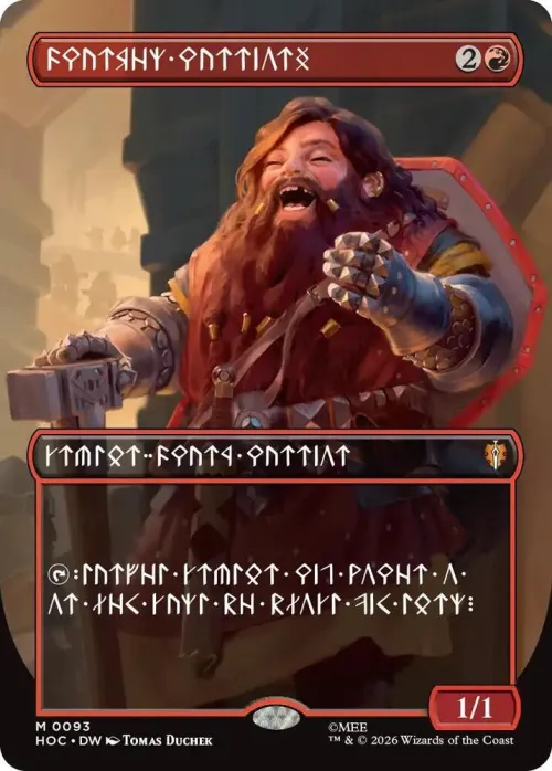 Dwarven Warriors - Foil