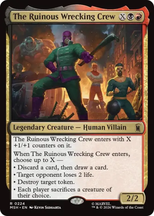 The Ruinous Wrecking Crew - Foil