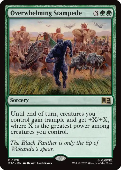 Overwhelming Stampede - Surge Foil