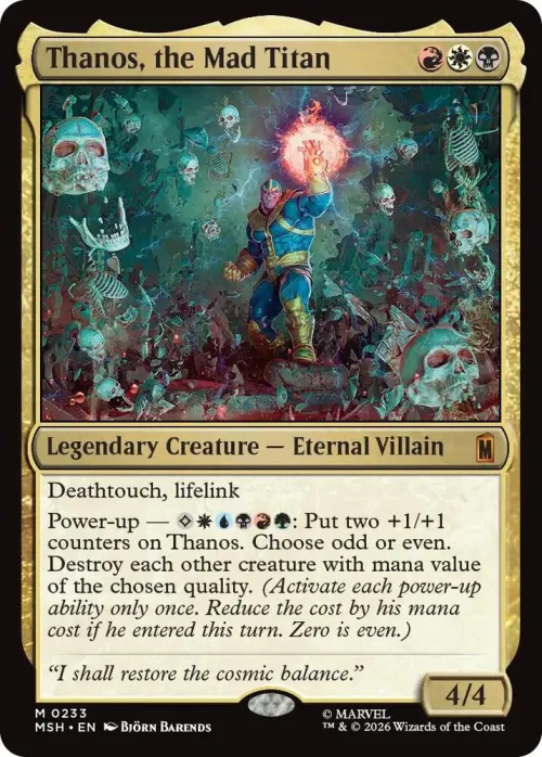 Thanos, the Mad Titan - Foil