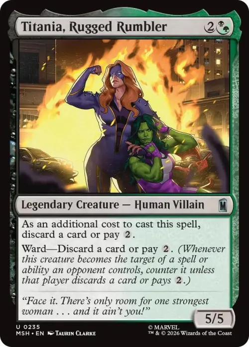 Titania, Rugged Rumbler - Foil