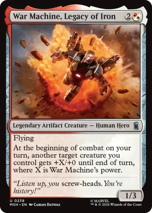 War Machine, Legacy of Iron - Foil