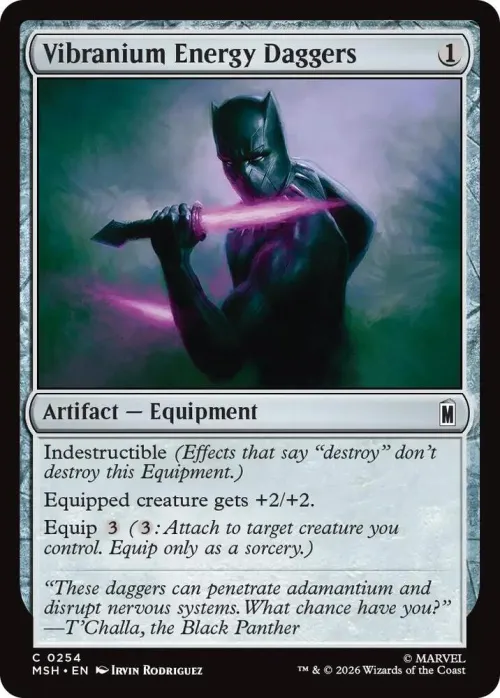 Vibranium Energy Daggers - Foil