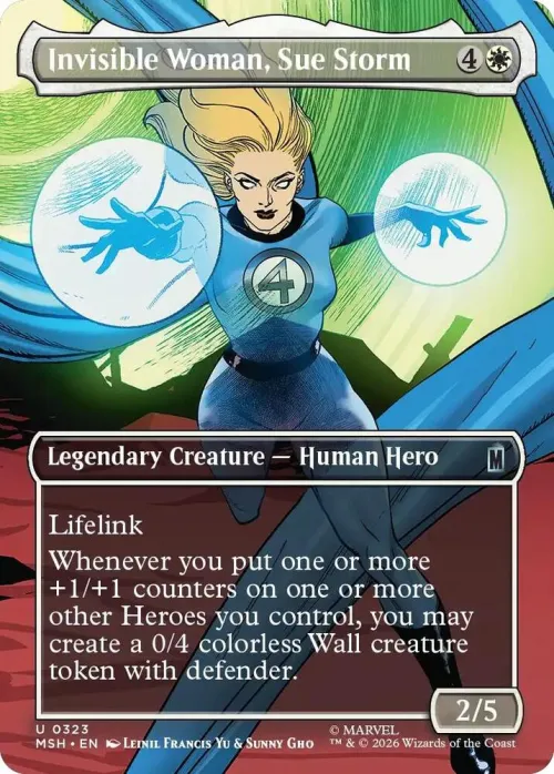 Invisible Woman, Sue Storm - Foil