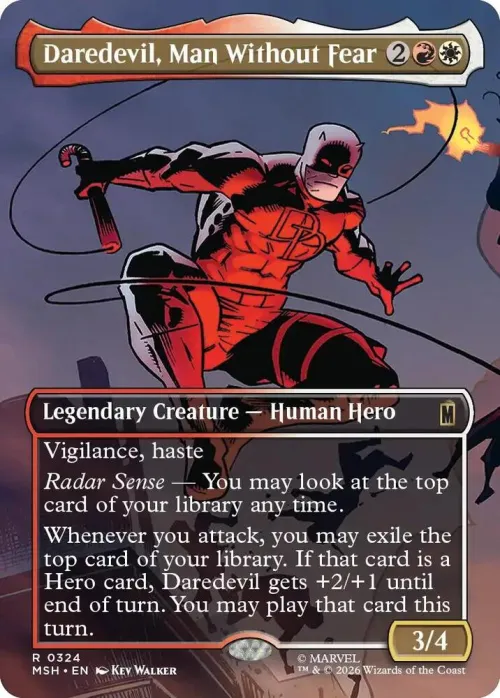 Daredevil, Man Without Fear - Foil
