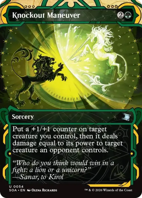 Knockout Maneuver - Foil