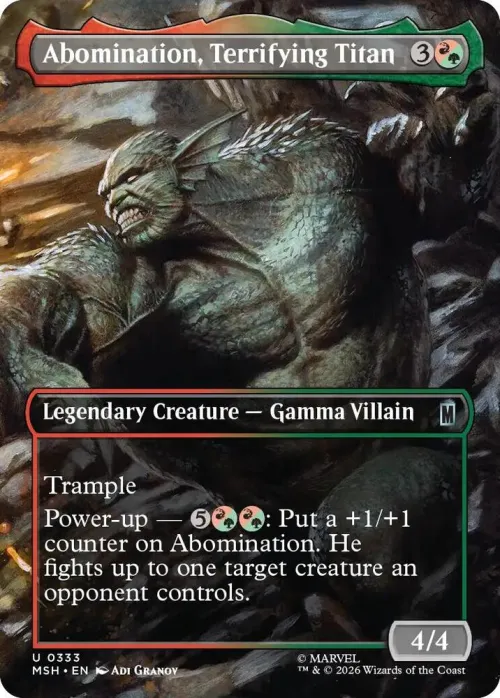 Abomination, Terrifying Titan - Foil
