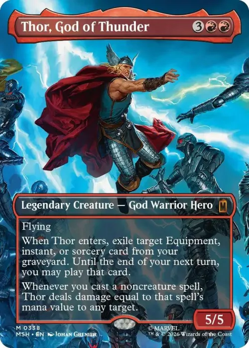 Thor, God of Thunder - Foil